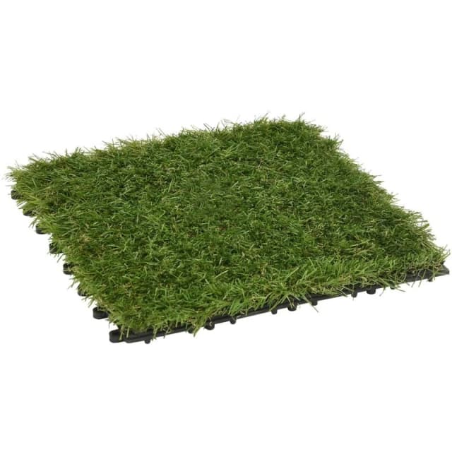 VIDAXL Artificial Grass Tiles 22 pcs Green 30x30cm Vidaxl 8720286195277