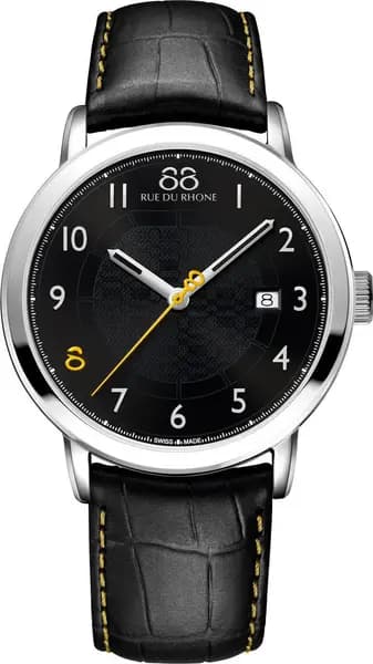88 Rue Du Rhone Watch Double 8 Origin 42mm Mens - Black RDR-011