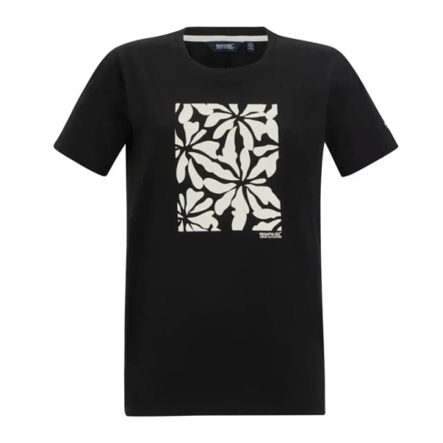 Womens T-Shirt Regatta Filandra VX Noir Female 38