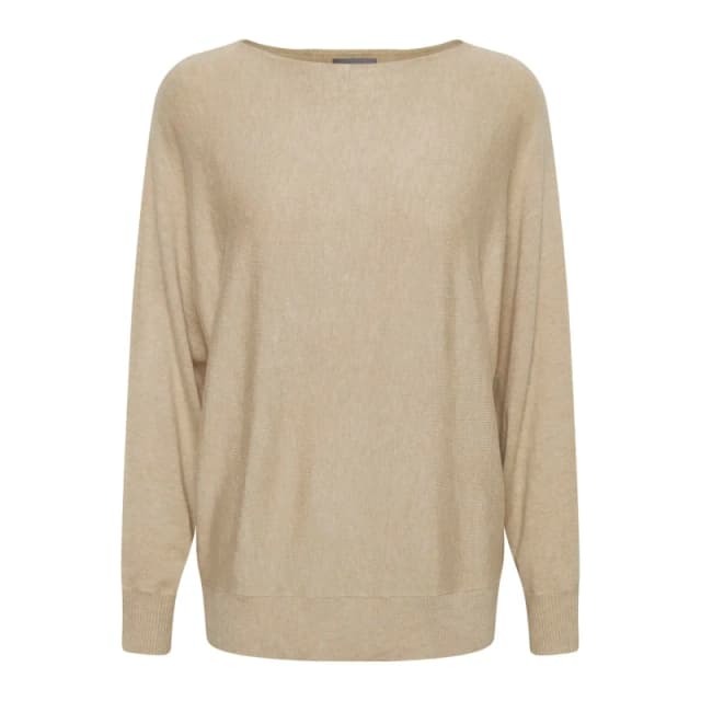 culture Woman sweater CULTURE Annemarie Batwing Beige Female 2XL