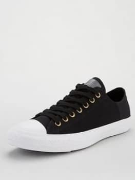 Converse Chuck Taylor All Star Ox - Black/White, Size 10, Men