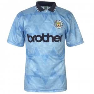 Score Draw MCFC 89 Home Jersey Mens - Sky
