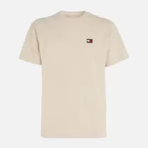 Tommy Jeans Mens Classic Tommy XS Badge T-Shirt - Classic Beige - S