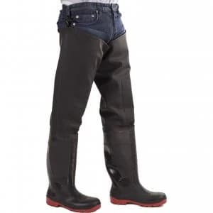 Amblers Safety Rhone Thigh Safety Wader Black / Red Size 10