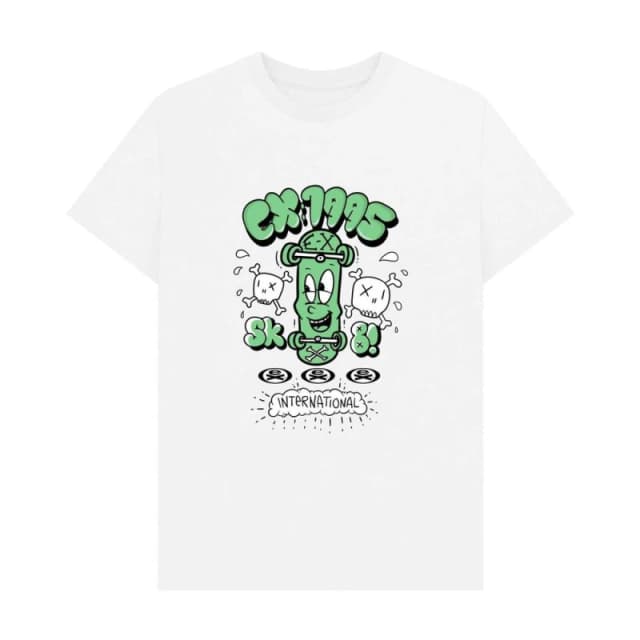 Extreme Mens Cotton T-Shirt in White Size: XS White Male XS