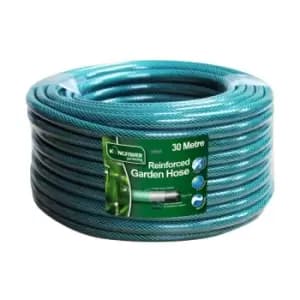 30m Reinforced Garden Hose Pipe / Hosepipe in Green