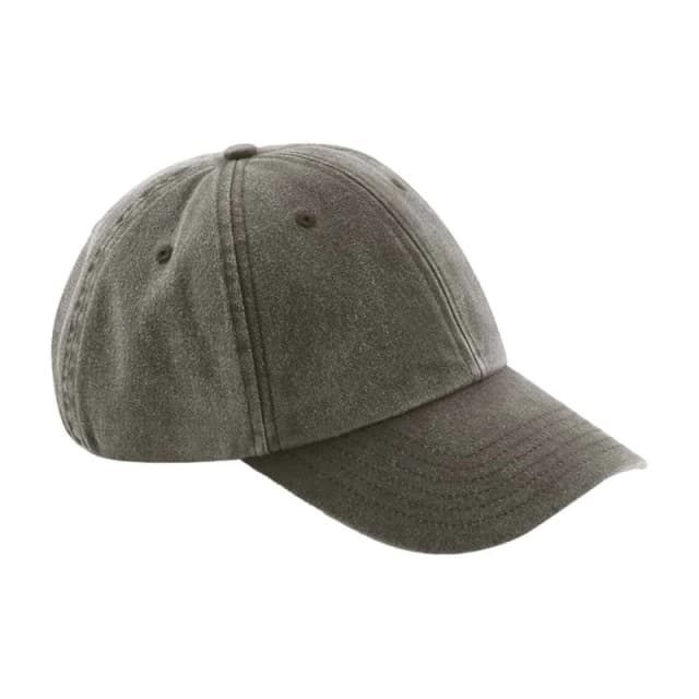 Beechfield Beechfield Men Vintage Low Profile Cap in Brown Brown One Size Male 5063470780624