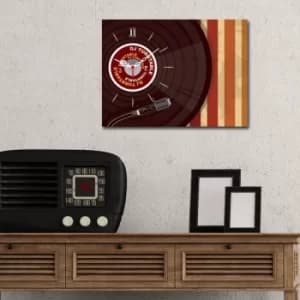 3040CS-92 Multicolor Decorative Canvas Wall Clock