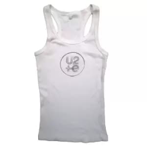 U2 - 2015 Ladies Large Vest T-Shirt - White