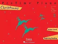 pretime piano christmas primer level beginnning reading