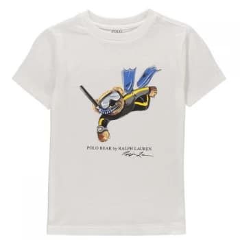 Polo Ralph Lauren Bear T Shirt - White