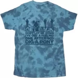 The Beatles - Let it Be Songs Unisex XX-Large T-Shirt - Blue