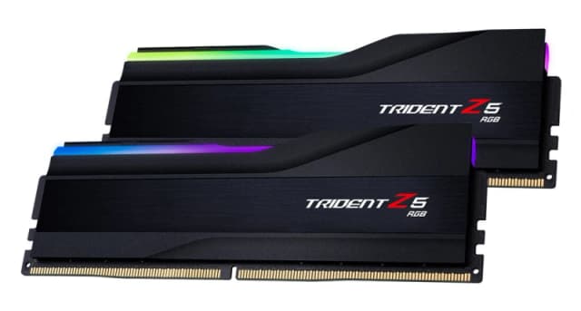 G SKILL G.Skill Trident Z5 RGB 64GB 6000MHz CL30 DDR5 Memory - Black F5-6000J3040G32GX2-TZ5RK