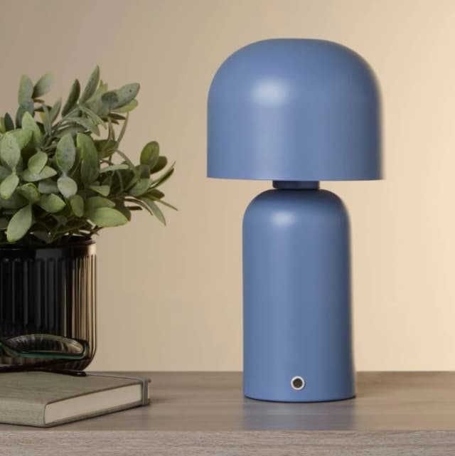 SO'HOME Mushroom Rechargeable USB LED Table Lamp blue ONE SIZE