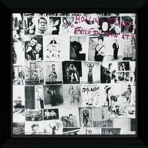The Rolling Stones Exile On Framed Album Cover
