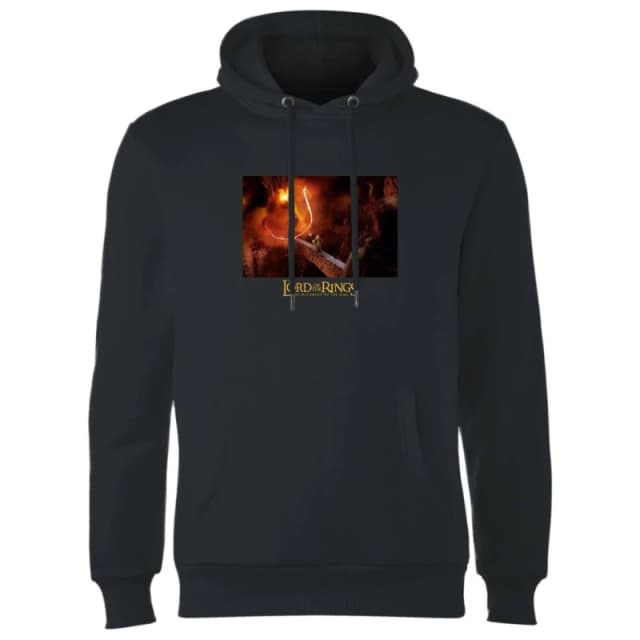 Lord Of The Rings You Shall Not Pass Hoodie - Black - S