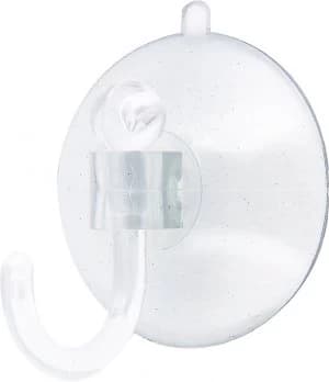 Select Hardware Suction Hooks Clear 25mm 4 Pack