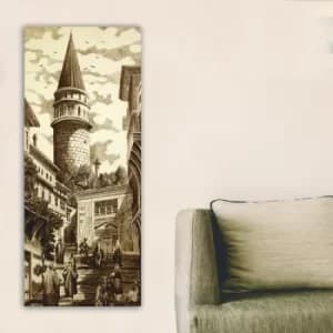 DKYGRV003_50120 Multicolor Decorative Canvas Painting