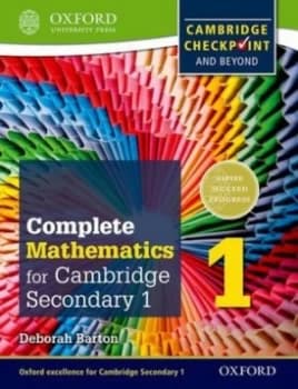 Oxford International Maths for Cambridge Secondary 1. Student Book 1 by Deborah Barton Book