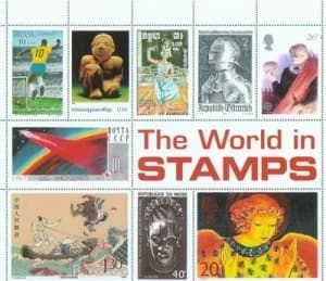 The World in Stamps by Laurent Lemerle Hardback