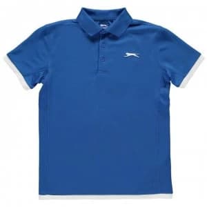 Slazenger Court Polo Shirt Junior Boys - Royal