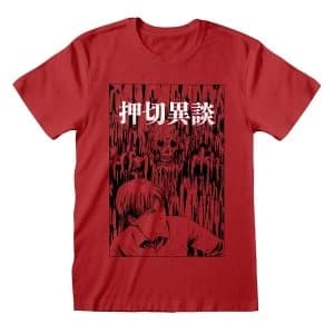 Junji-Ito - Dripping Unisex Large T-Shirt - Red