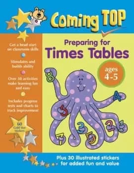 Coming Top Preparing for Times Tables Ages 4-5 by Louisa Somerville