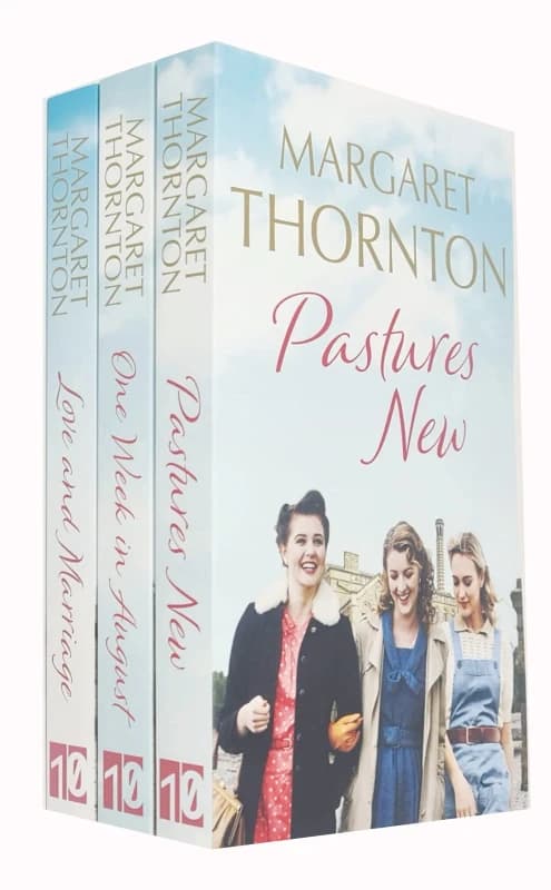 Margaret Thornton 3 Books Collection Set (Pastures New, One Week in August, Love and Marriage) Margaret Thornton Books