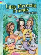 little mermaid friends coloring book