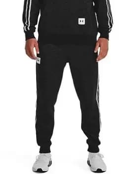 Under Armour Training Essential Heritage Fleece Joggers - Black, Size L, Men