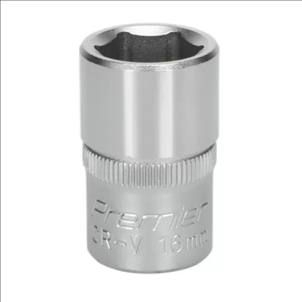 Genuine SEALEY S1216 WallDrive® Socket 16mm 1/2Sq Drive