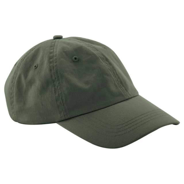 Beechfield Baseball Cap in Dark Olive Dark Olive Unisex One Size