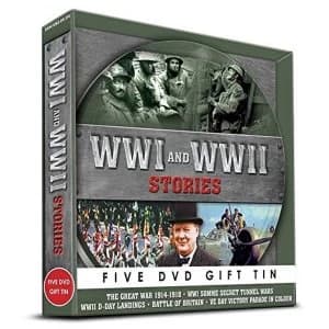 WWI & WWII Stories DVD Gift Tin