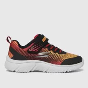 SKECHERS Black & Red Go Run 650 Norvo Boys Junior Trainers