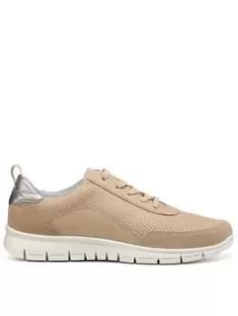 Hotter Gravity Ii Leather And Suede Active Trainers - Camel, Brown, Size 4, Women