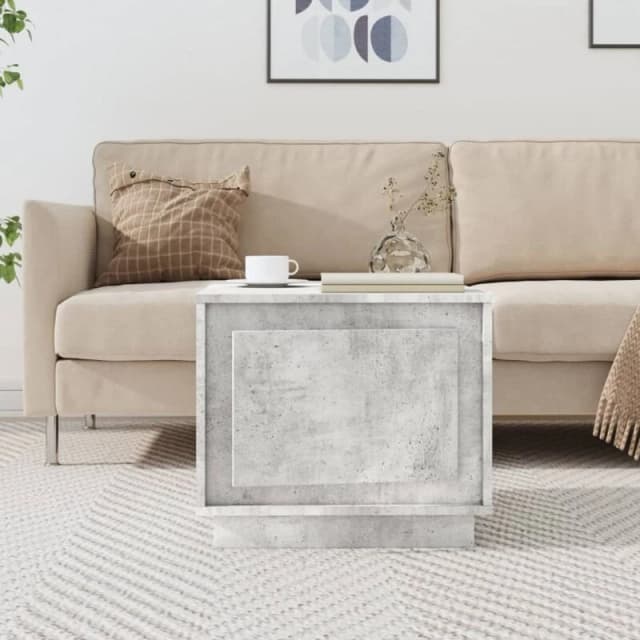 VIDAXL Coffee Table Concrete Grey 51x50x44cm Engineered Wood Vidaxl 8720845794545