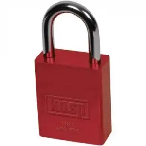 Kasp K14040REDD Padlock 38mm keyed-different Red