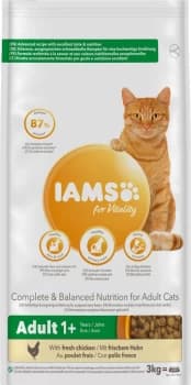 Iams Vitality Adult Chicken Cat Food 10kg