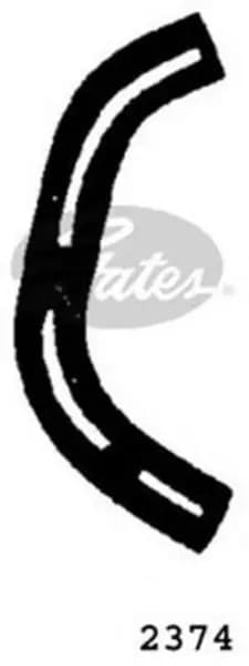 Curved Radiator Hose 250mm X 30 Gates 2374