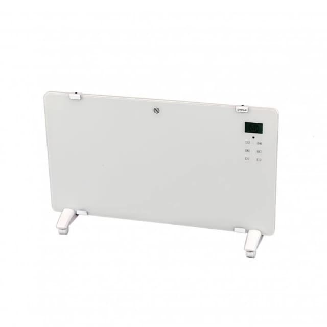 Oypla Glass Free Standing/Wall Mounted Electric Panel Convector Heater in White White Unisex