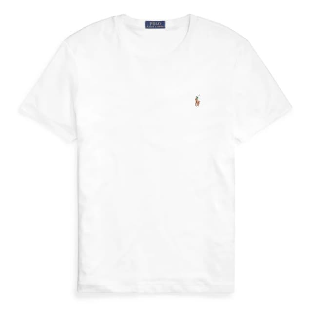 Polo Ralph Lauren Mens Regular Fit Pima T-Shirt White male M