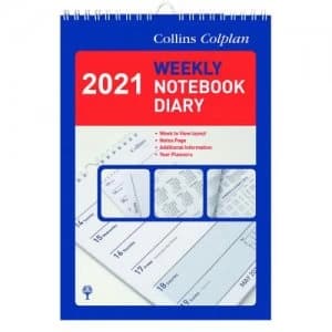 Collins Weekly Notebook Diary 2021 60