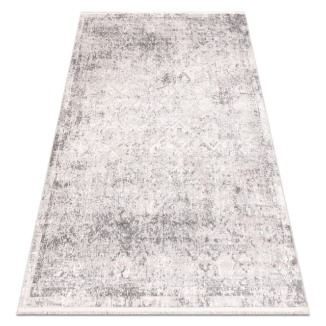 RugsX Distin 0200A Grey / Light Grey / White Modern Carpet - Rhombuses, Fram 140X190 Cm