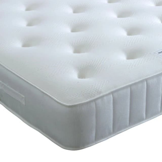 Bedmaster Bedmaster Quartz Pocket Sprung Memory Foam Mattress in White Size: Double White Double Unisex 0764283933324