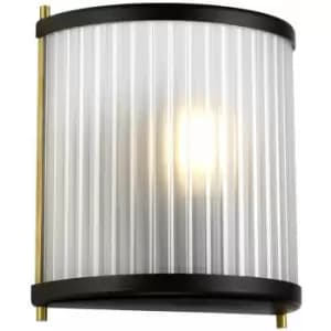 Loops - Wall Light Museum Bronze Dark Brown Painted / Aged Brass LED E27 60W