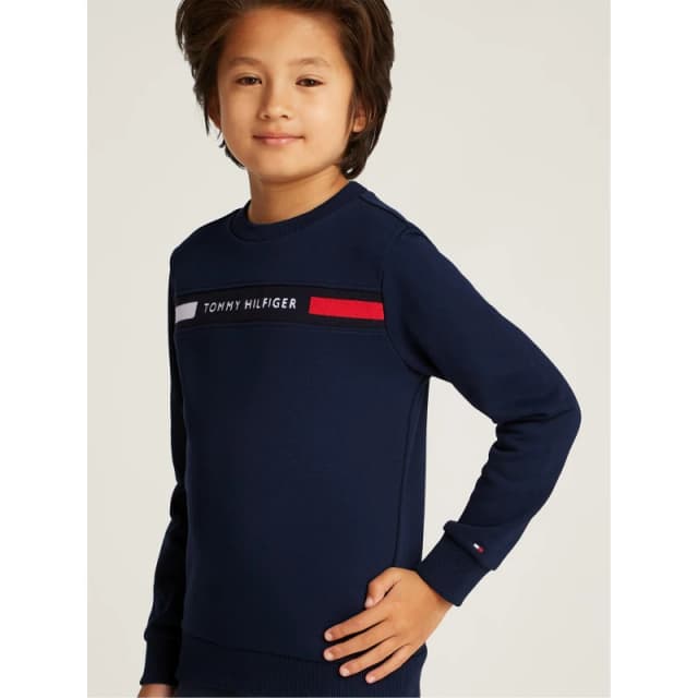 Tommy Hilfiger TH RIB INSERT SET Clothing Sets 4Y Blue 51476218135