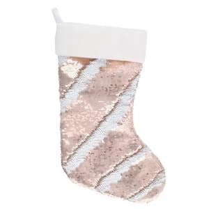 Reversible Sequin Hanging Stocking