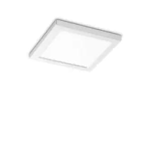 AURA Square LED Recessed Downlight White, 3000K, Non-Dim