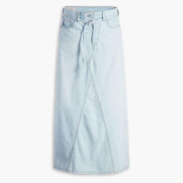 Levis Womens Iconic Long Denim Skirt So Called Pants female 25 L32