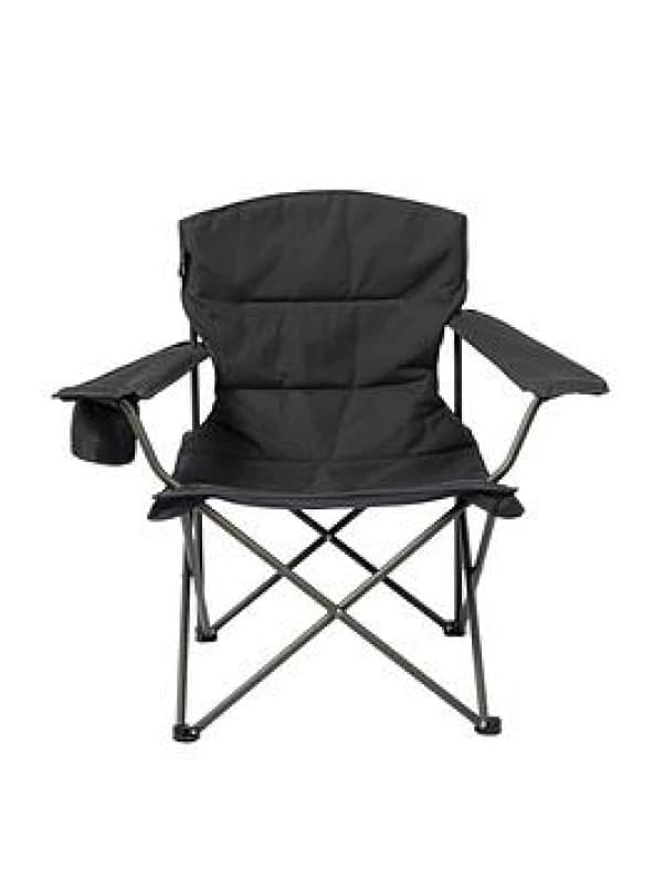 Vango Granite Grey Malibu Soft Arm Steel Camping Chair
